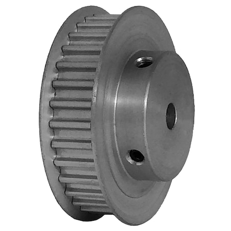 B&B Manufacturing 32-5M09-6FA3, Timing Pulley, Aluminum, Clear Anodized, 32-5M09-6FA3